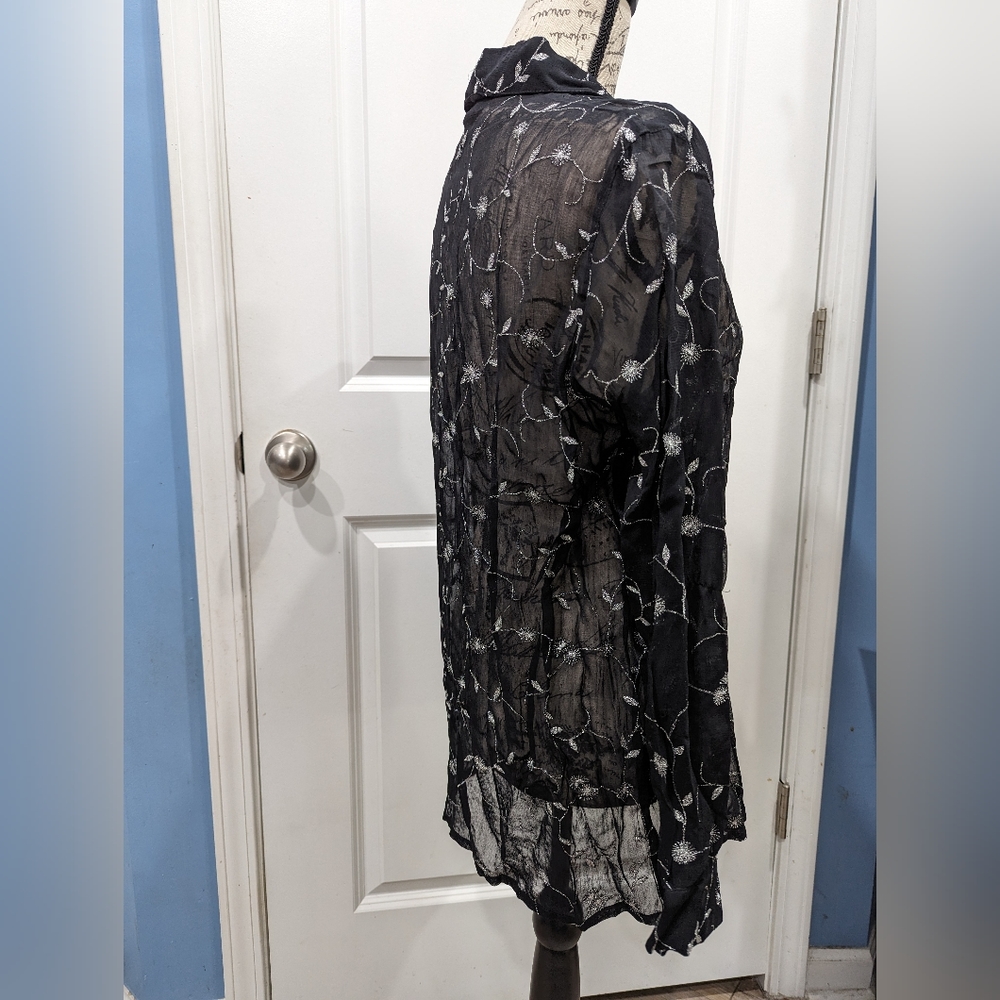 Sheer Button-Up - image 8